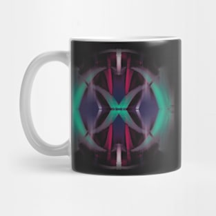 Abstract painting pattern colorful purple Mug